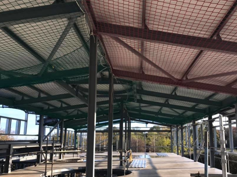 Liner of the roof in place – looking forward to the insulation and outer cladding arriving