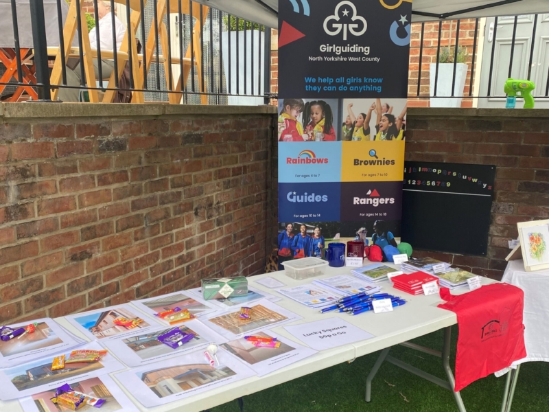 Girlguiding Birk Crag Centre takes part in Askham Bryan Garden Party